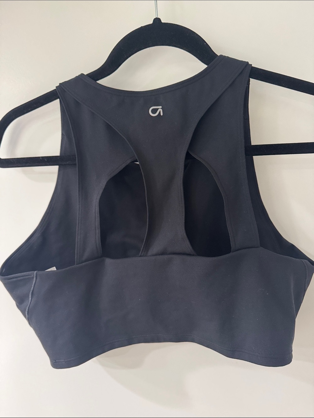 Gap Fit Black High-Neck Women's Crop Tank Top - Picture 3 of 3